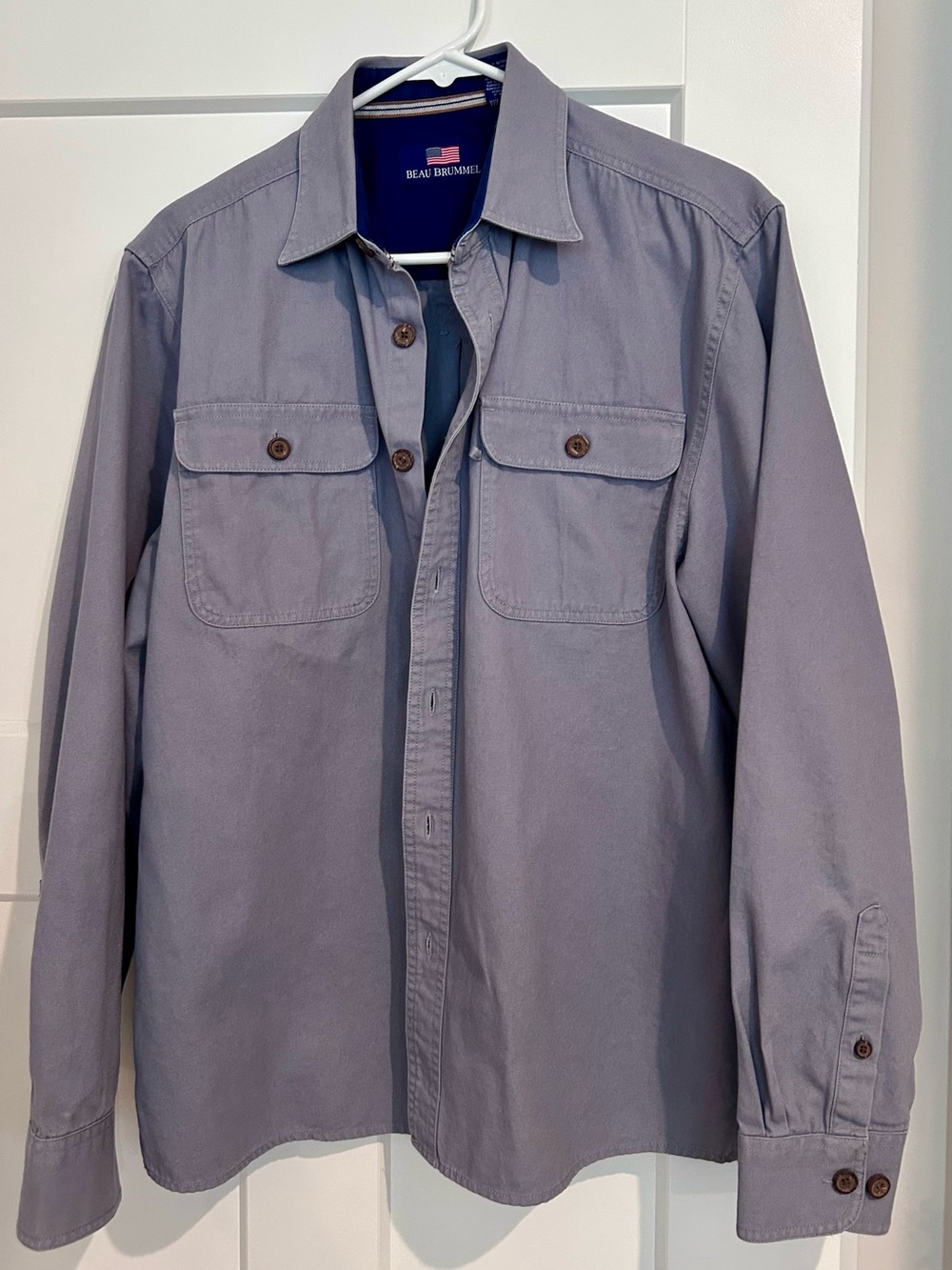 Men's Lightweight Shirt Jacket - Gray